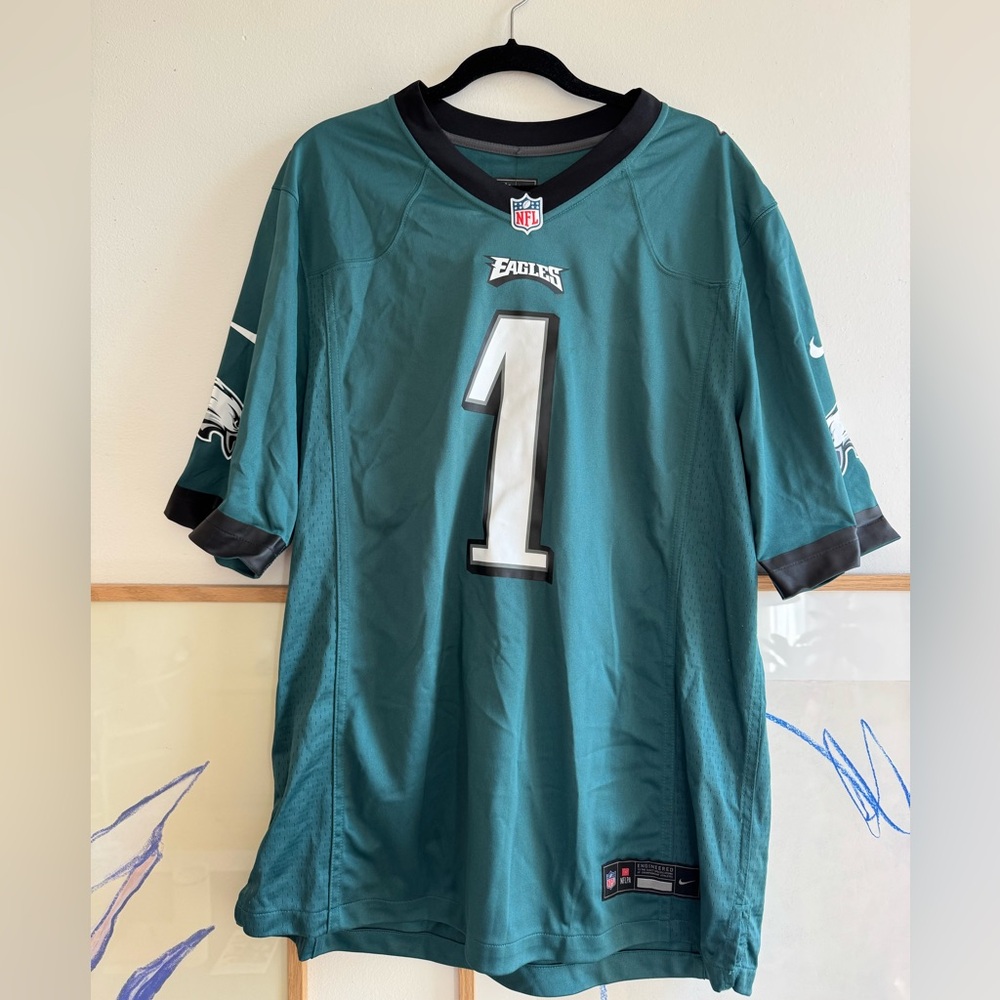 Hurts Philadelphia Eagles #1 Football Jersey